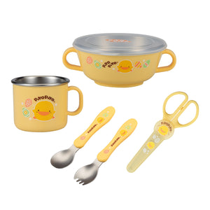 PiyoPiyo Stainless Steel Tableware Set