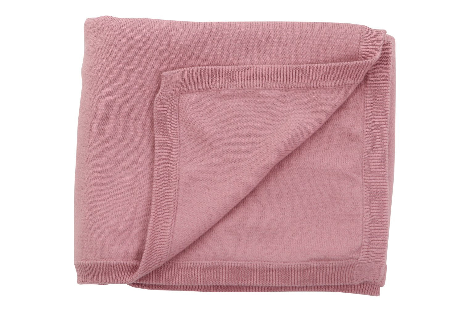 Cotton Cashmere Pink Blanket